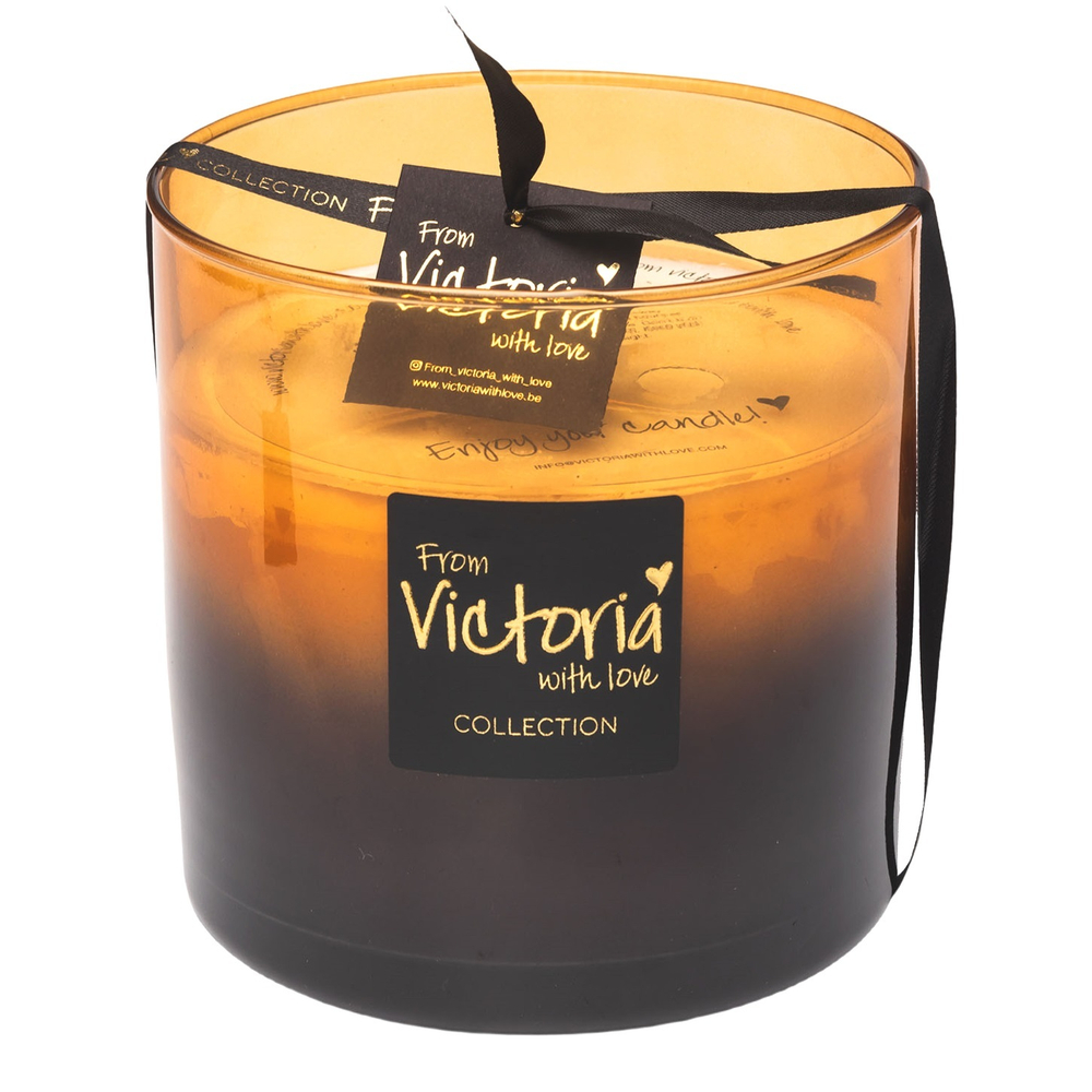 nan Свеча ароматическая Fade black Victoria with Love Черный