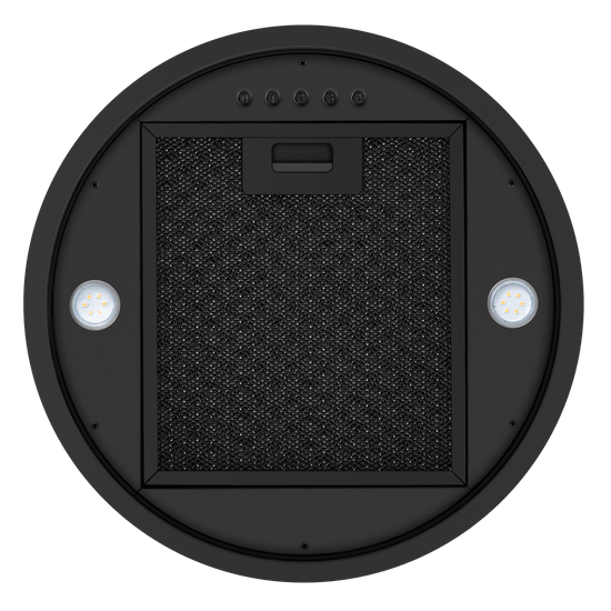 Вытяжка MAUNFELD DRUM Wall 35 чёрный