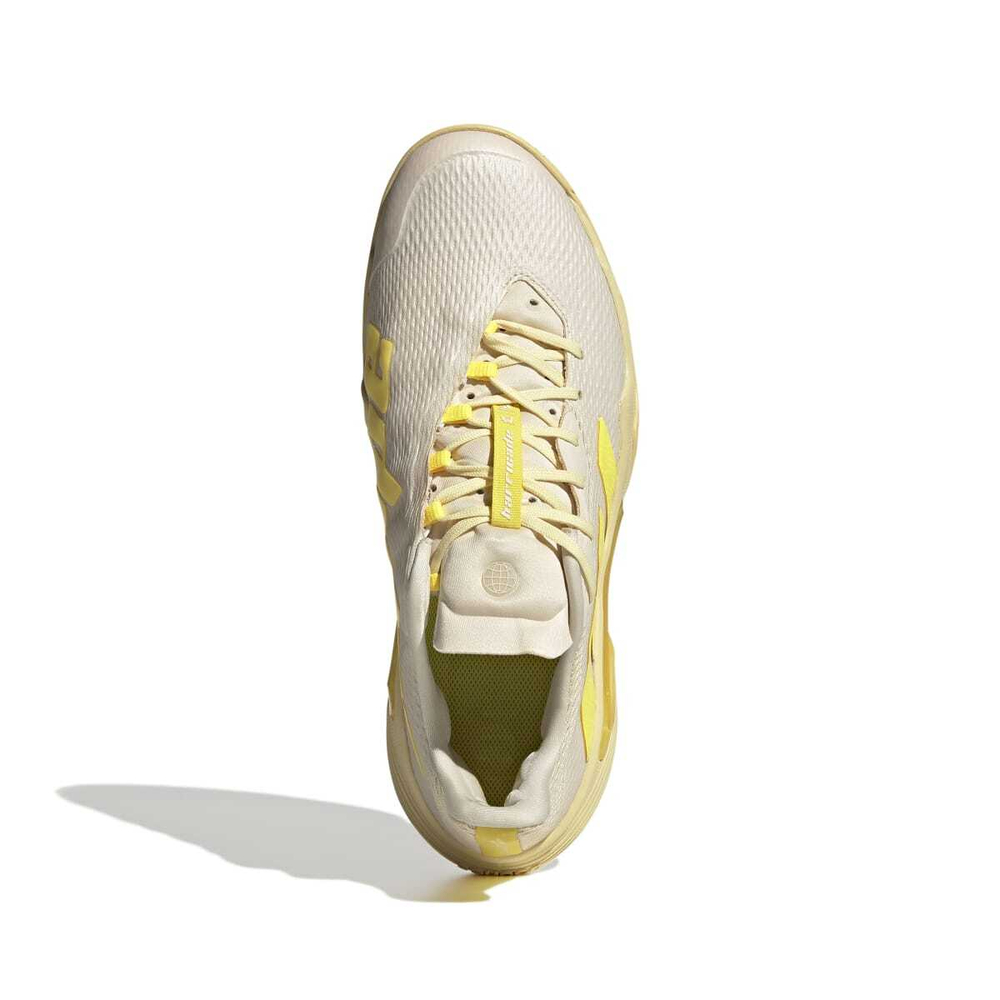 Мужские кроссовки теннисные Adidas Barricade M - ecru tint/beam yellow/almost yellow