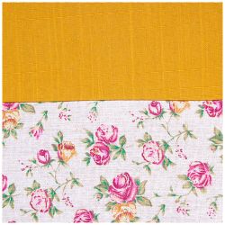 СКАТЕРТЬ "ПРОВАНС",140х180,100% ХЛОПОК,ГОРЧИЦА