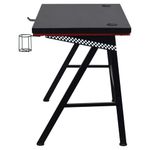 Стол на металлокаркасе BRABIX "TECH GT-001", 1000х600х765 мм, черный, 641857