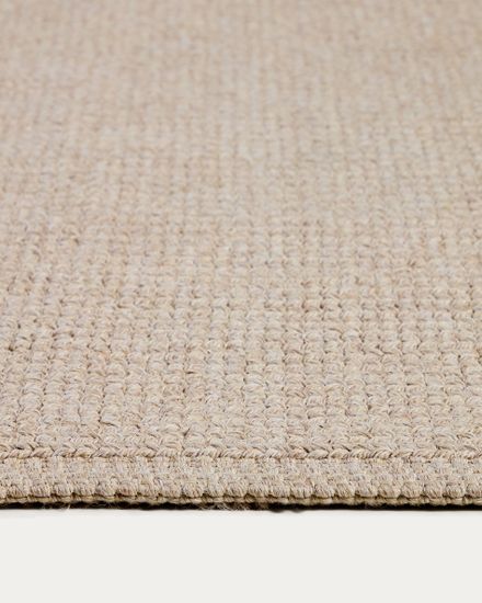 Ковер Turiane из синтетического волокна цвета экрю, 160 x 230 см