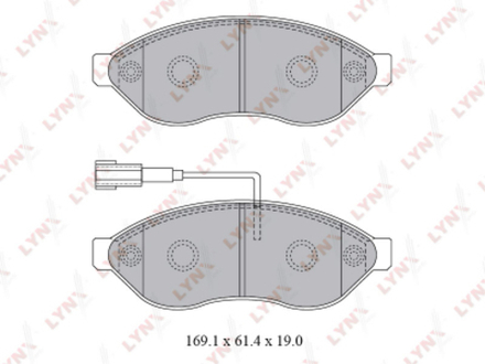 Тормозные колодки LYNX BD-2828