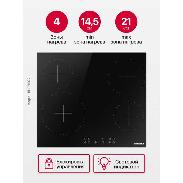 Электрическая панель Hansa BHC66377