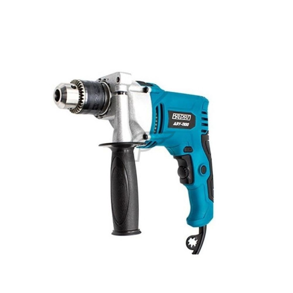 Дрель ударная ВАРЯГ сетевая ДЭУ-1100 1100 Вт, 2800 об/мин, 44200 уд/мин