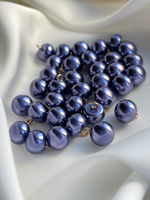 Пуговицы Жемчужные10 сине-фиолетовые