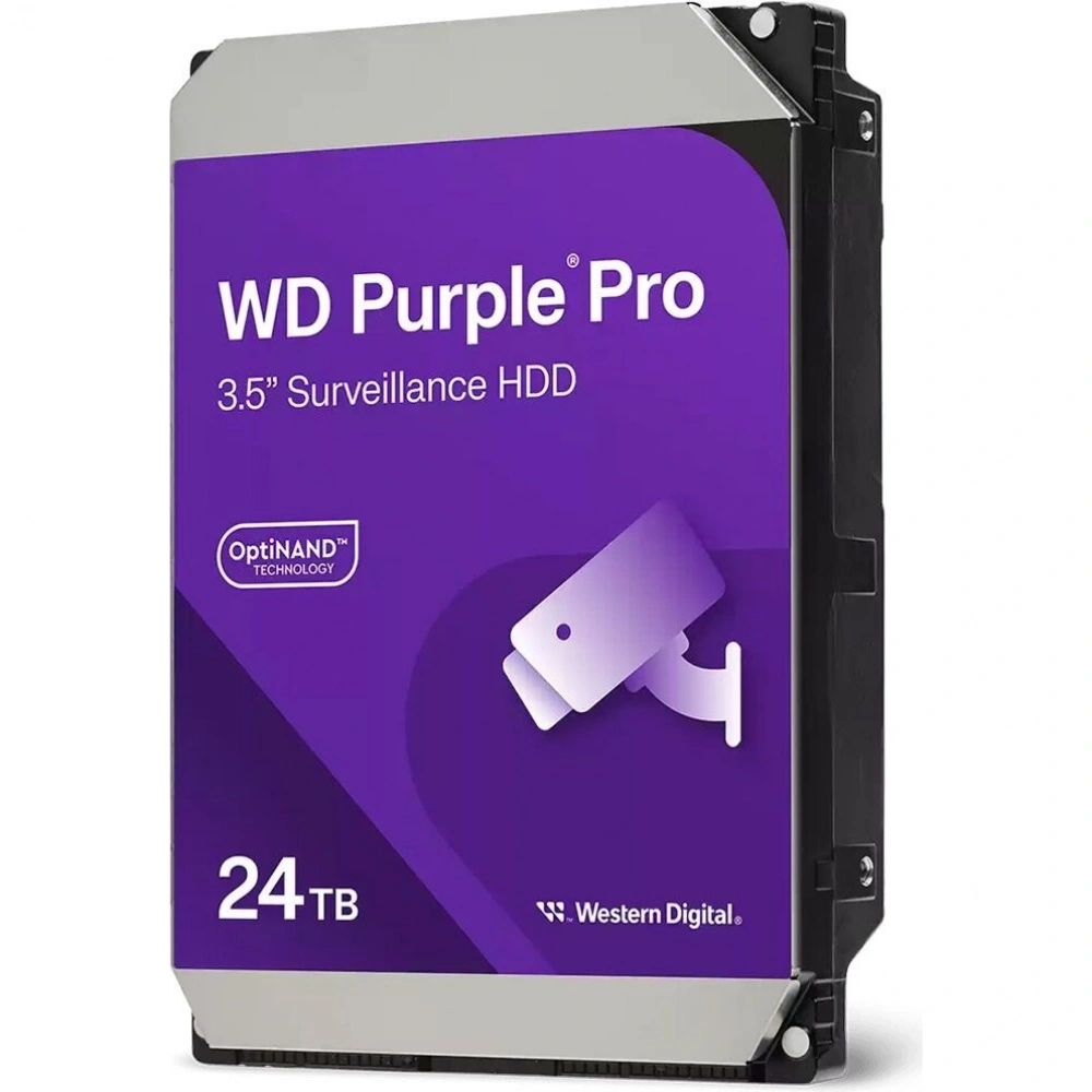 Жесткий диск WD SATA-III 24TB WD240PURP Surveillance Purple Pro