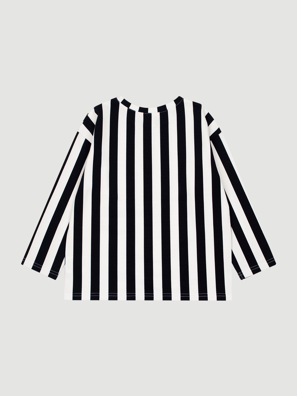 Лонгслив оверсайз Mjölk Black Stripes
