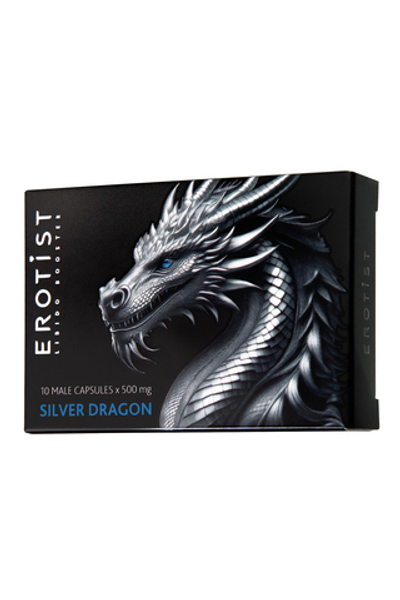 Капсулы Erotist Silver Dragon для усиления эрекции 10 капсул