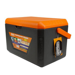 Изотермический контейнер (термобокс) Biostal (10 л.), серый/оранжевый