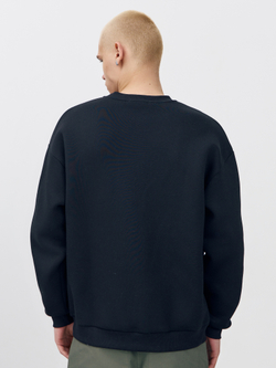 Свитшот с начесом (черный)