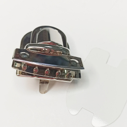 Замок-защелка на зажимах 42*50 Серебро