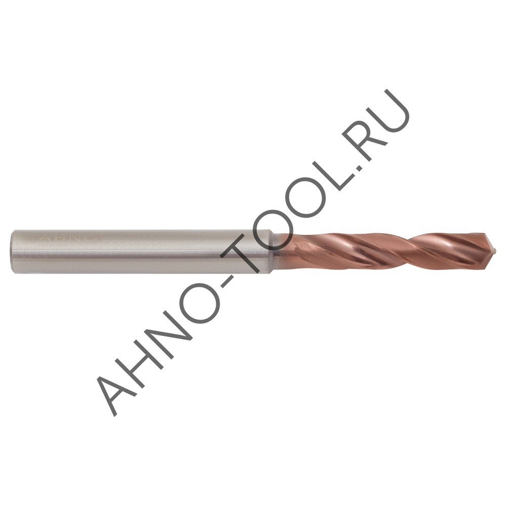 Сверло  4.8мм  твердосплавное 3D без подвода СОЖ. SP-X800030480 VHM AHNO по стали, чугуну, нерж. и ж