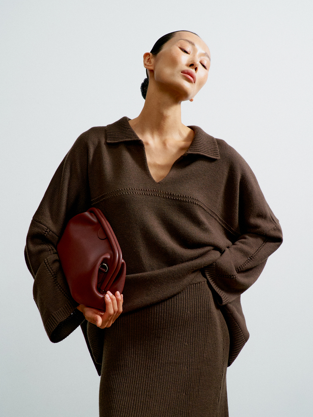 Джемпер ANDREA, шоколадный