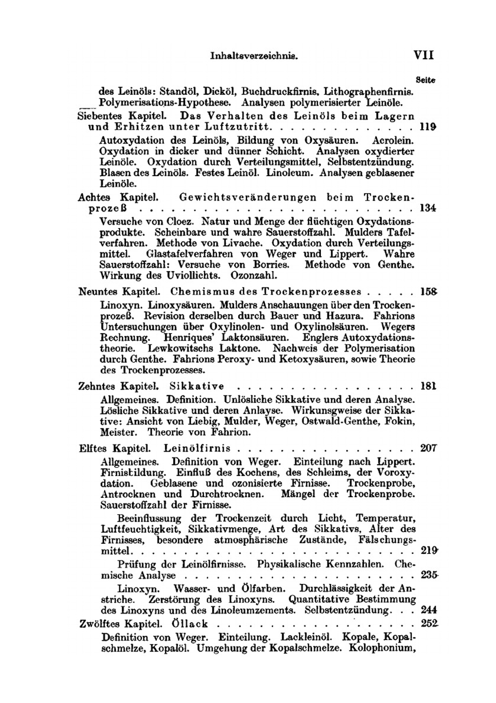 Die Chemie der trocknenden Öle | Wilhelm Fahrion