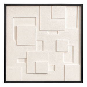 Панно декоративное с эффектом 3d minimalism square, с черной рамой, 60х60 см