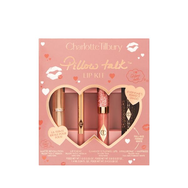 Charlotte Tilbury Pillow Talk Lip Kit Love-Набор 4 для губ