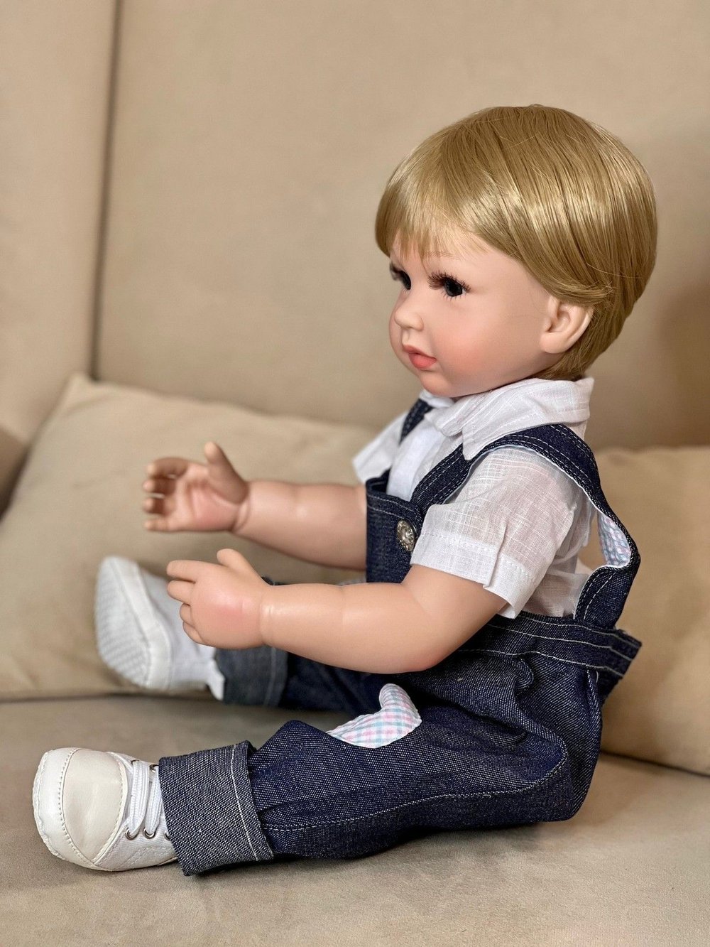 Кукла Реборн виниловая 55см в пакете (FA-326)