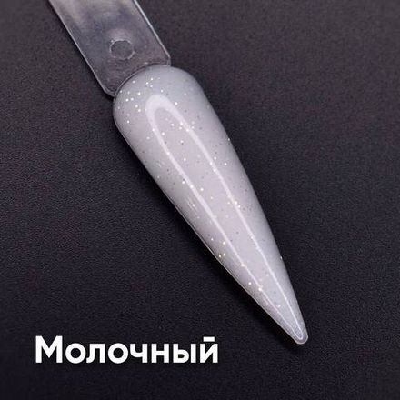 Опция Гель моделирующий камуфлирующий с блестками молочный, 15мл