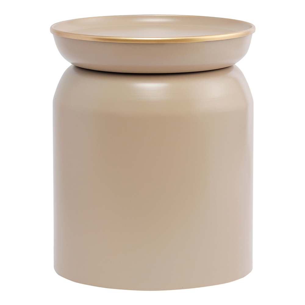 Столик журнальный Bergenson Bjorn Ingvild, 38 см, бежевый