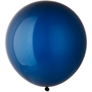 Шар 24" Прозрачный, Кристалл Экстра, Синий/Blue Clear Belbal