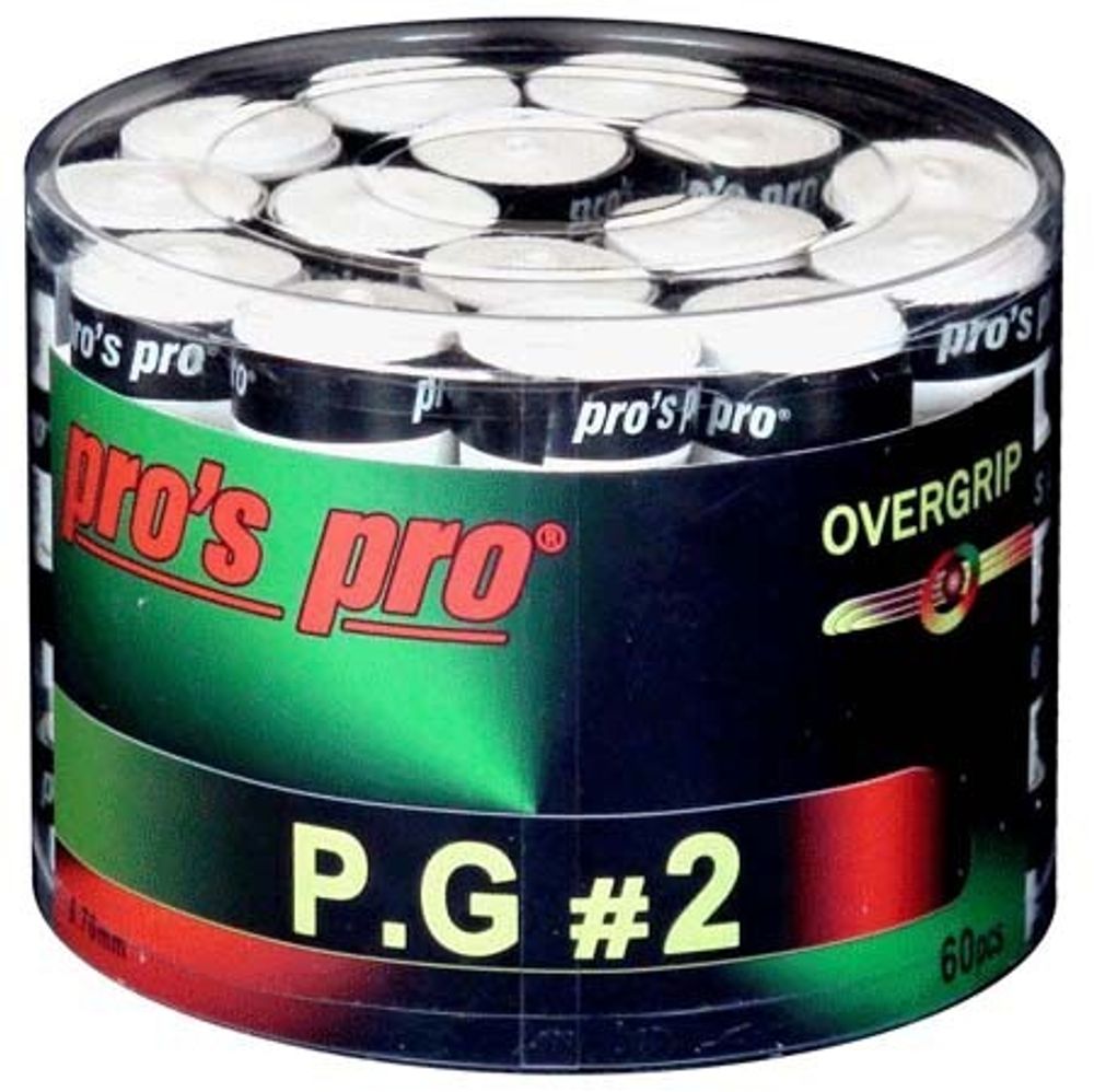 Теннисные намотки Pro&#39;s Pro P.G. 2 60P - white