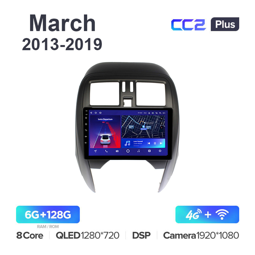 Teyes CC2 Plus 9"для Nissan March, Latio 2013-2019