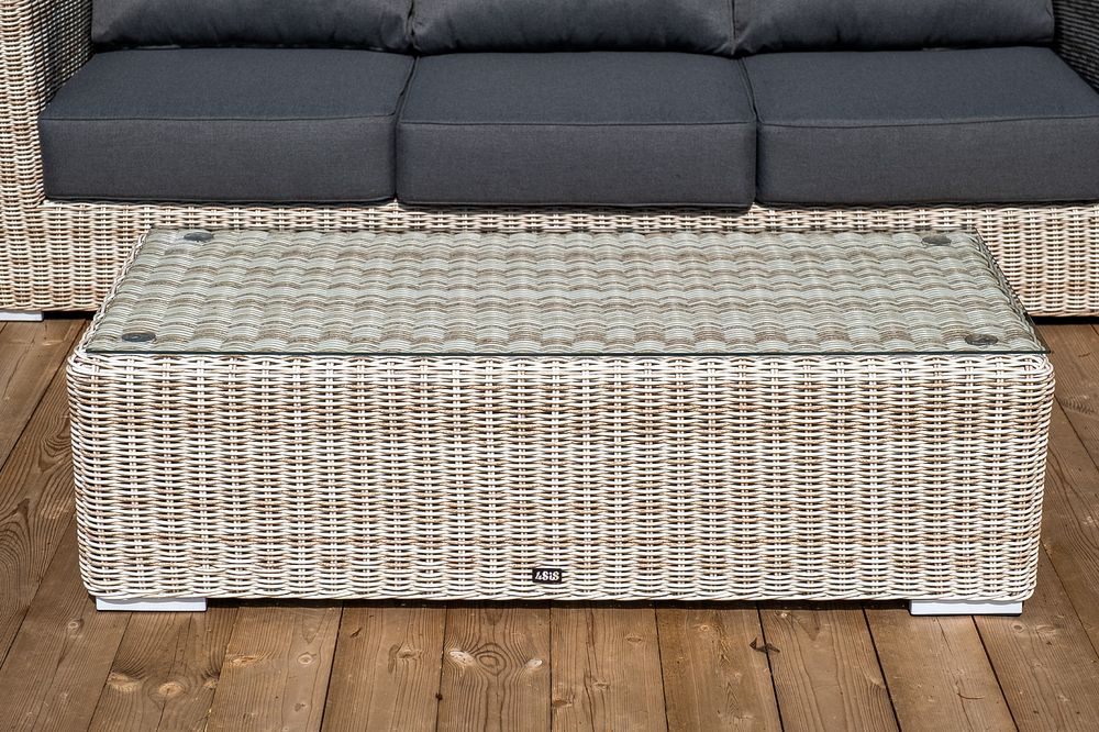 "Боно" лаунж-зона из искусственного ротанга, цвет бежевый