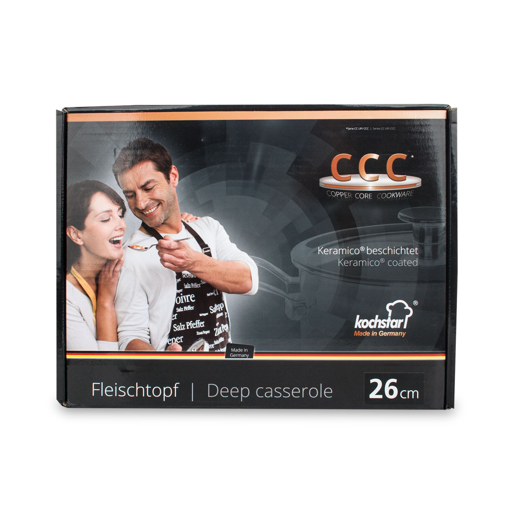 Кастрюля 6.1л Kochstar Neo желтая Германия упаковка