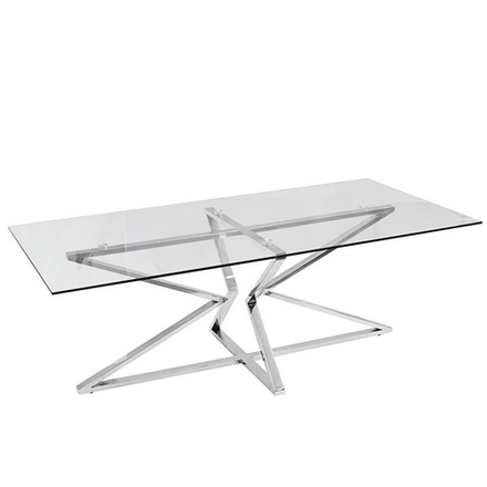 13RX3012-SILVER-Стол журнальный 120*60*43см