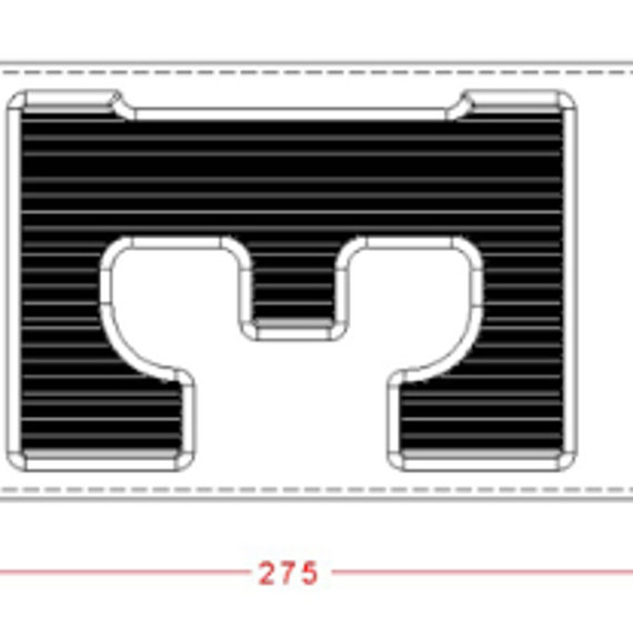 Форма для шоколадных фигур &quot;Буквы&quot; - E (275*135мм)