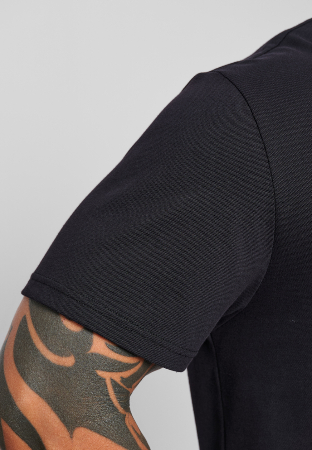 Футболка-поло "Драйв" Черная