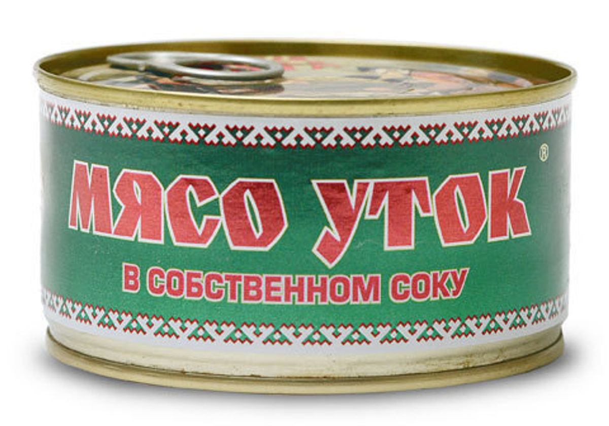 Тушеное мясо утки МКК Балтийский, 325г
