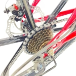 Велосипед Dinos 26" 21скор (стальная рама, диск. тормоз, Литые диски) Красный (DIN-15-2)