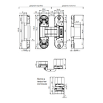 ПЕТЛЯ ВРЕЗНАЯ APECS 110*30-3D-Z-BLM (R15) (B2B)