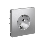 Art Gallery розетка с заземлением, 16А, механизм, алюминий