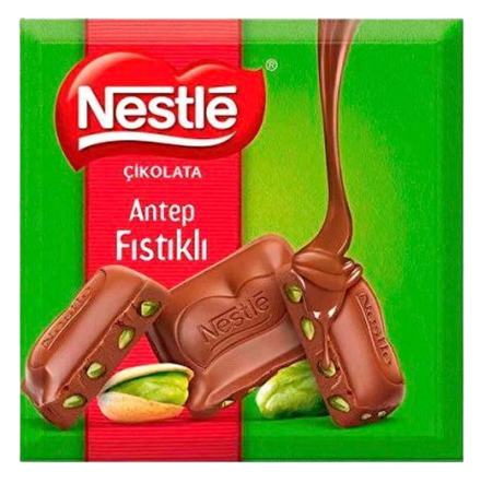 Шоколад Nestle молочный с фисташками