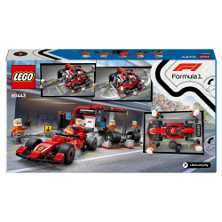 LEGO City - F1 Пит-стоп и механики с болидом Ferrari 60443