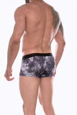 Темно-серые трусы-боксеры с принтом в виде газетных страниц (Размер: L) (Цвет: темно-серый)