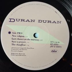 Винтажная виниловая пластинка LP Duran Duran Rio (USA 1982) My Own Way