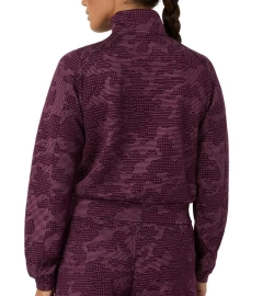 Женская теннисная куртка Asics Match - dark aubergine