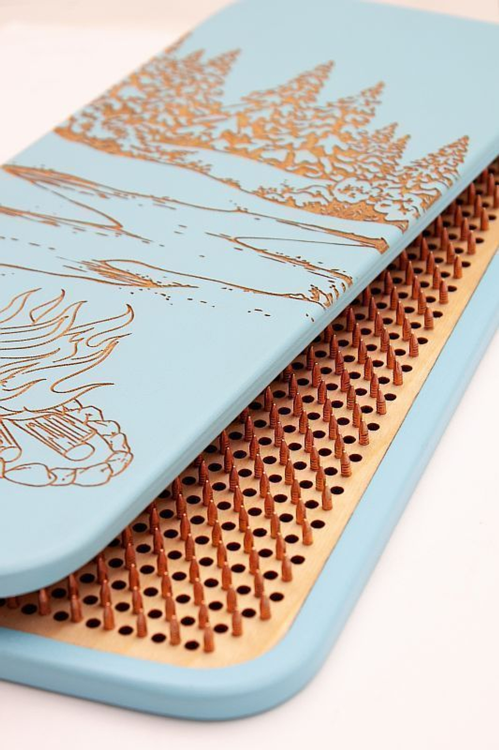 Доска садху Костер медные гвозди