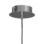 810023 Подвес AGOLA 1х40W E14 ХРОМ/ЯНТАРЬ