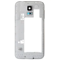 Средняя часть корпуса для Samsung Galaxy S5 с кнопками (Серая)