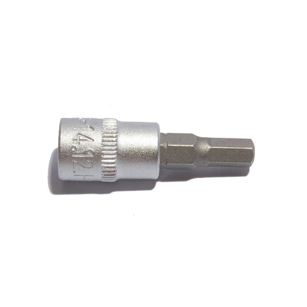Торцевая головка короткая с битой 1/4" H5, СТАНКОИМПОРТ, CS-14.12.H5
