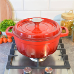 Кастрюля 3,6л чугунная эмалированная TM MY REAL IRON COOK