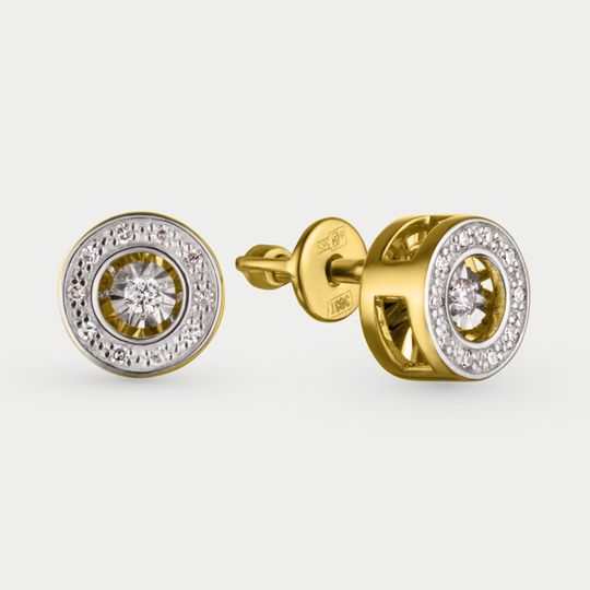 Серьги с брилл