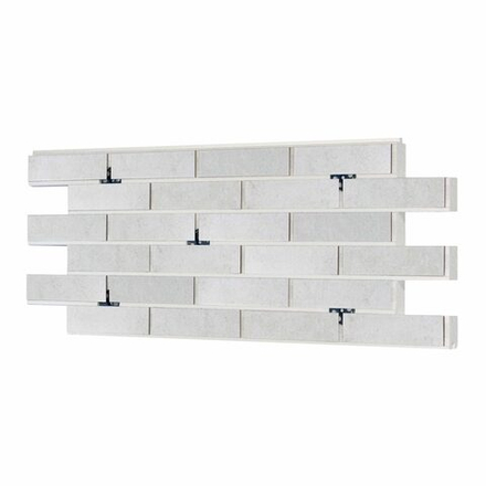 Клинкерная термопанель ППС Керамин Юта 1 Светло-серый 1020х455 мм