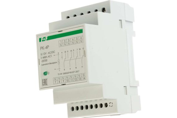 Реле промежуточное РК-4Р 12V 8А Евроавтоматика 27204