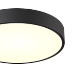 7758/48L MITRA LED SN 539 Светильник металл/акрил/черный LED (40Вт+8Вт) 4000K+4000K D500 IP20 подсветка QUASAR